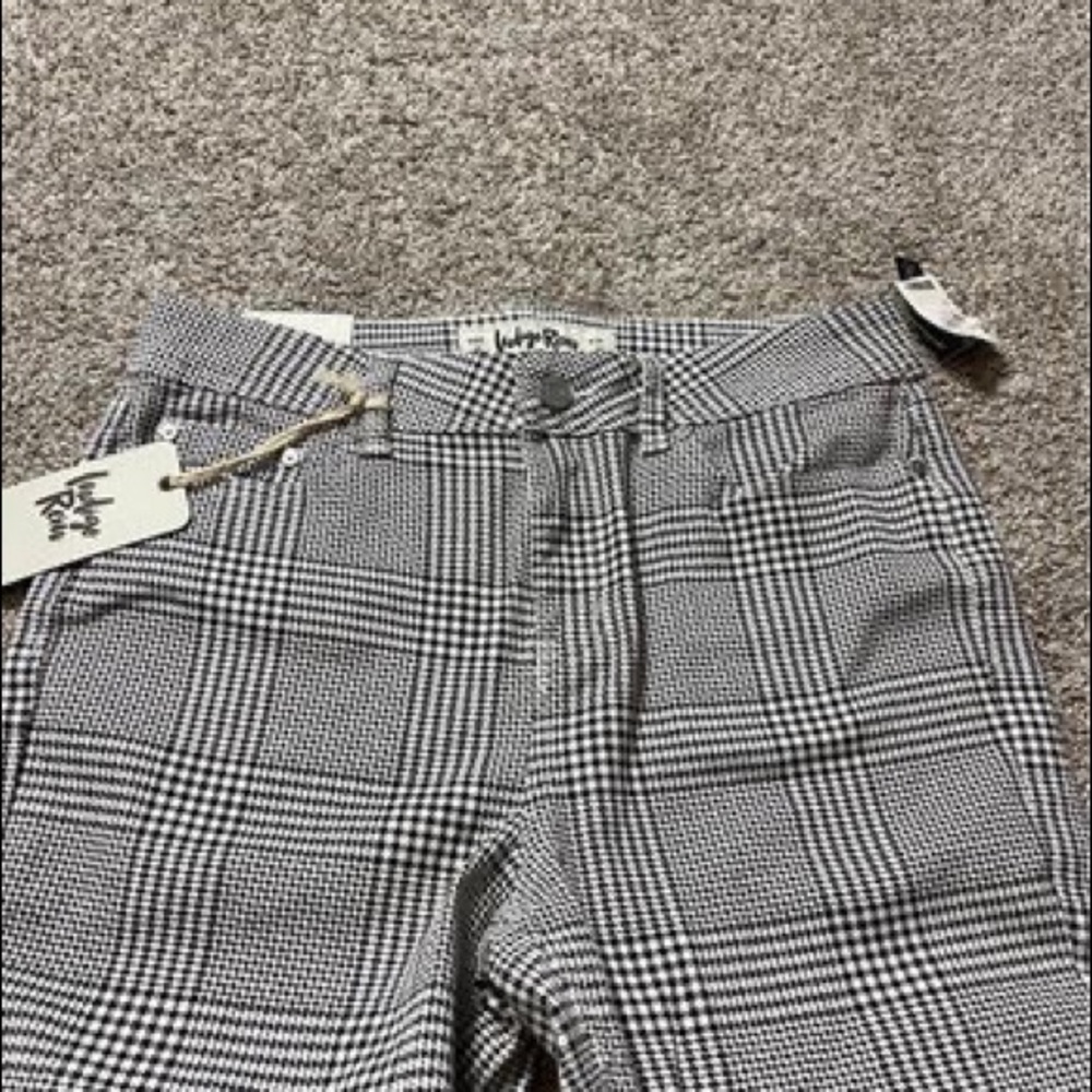 ❤️New Indigo rein high-rise plaid ankle jeans with stretch size 13❤️ - Picture 5 of 12